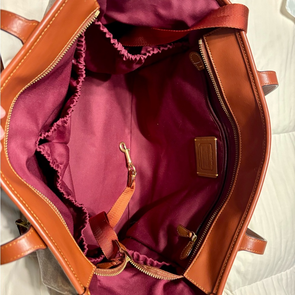 Coach Diaper/Tote Bag - Picture 3 of 6